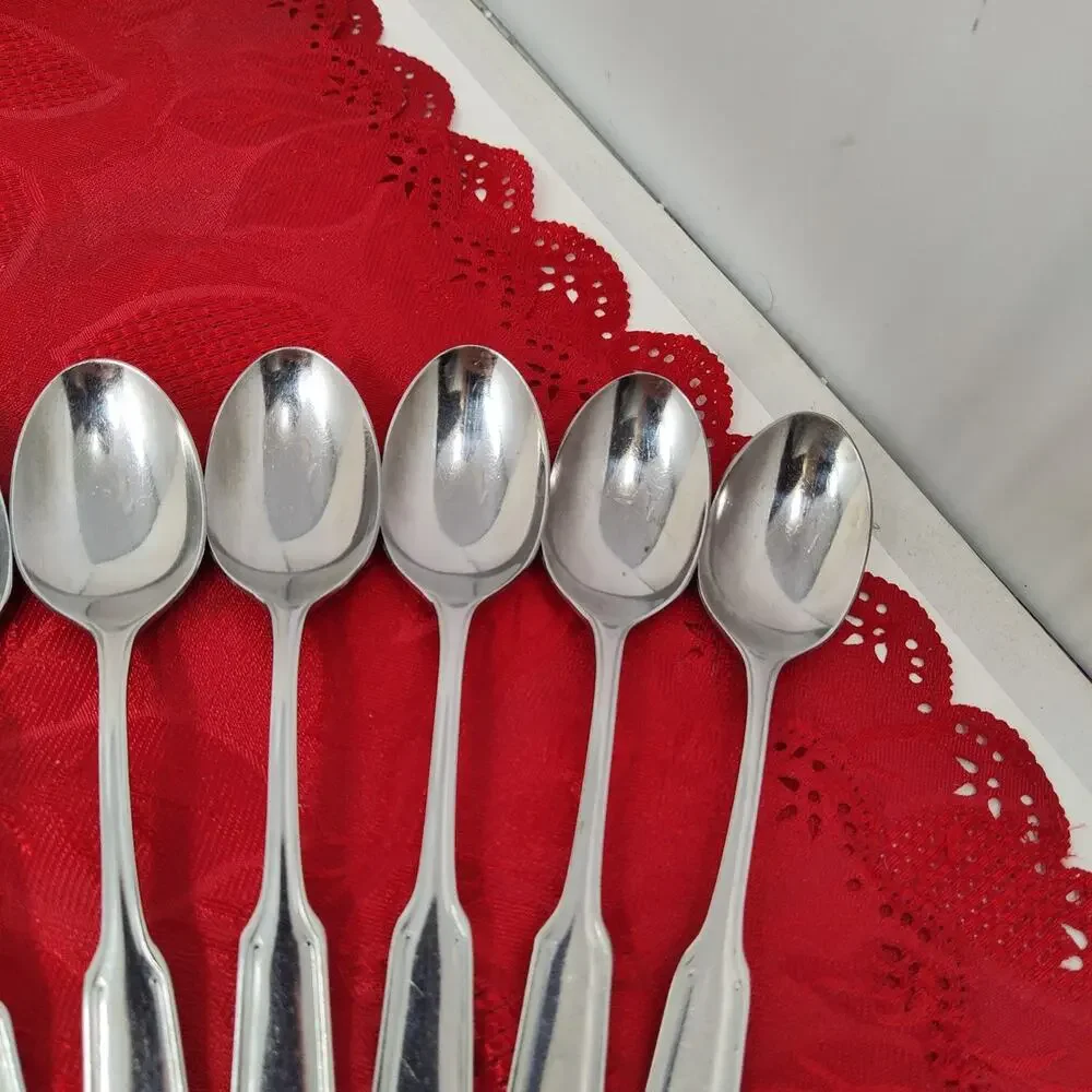 14X Tsp Colonial Shell Stainless Teaspoons Korea